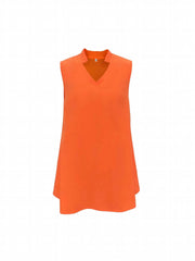 Solid V Neck Tank Top Sleeveless Summer Casual Top