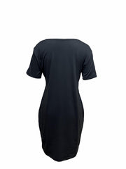 Letter Print Bodycon Tee Dress Crew Neck Casual Dress
