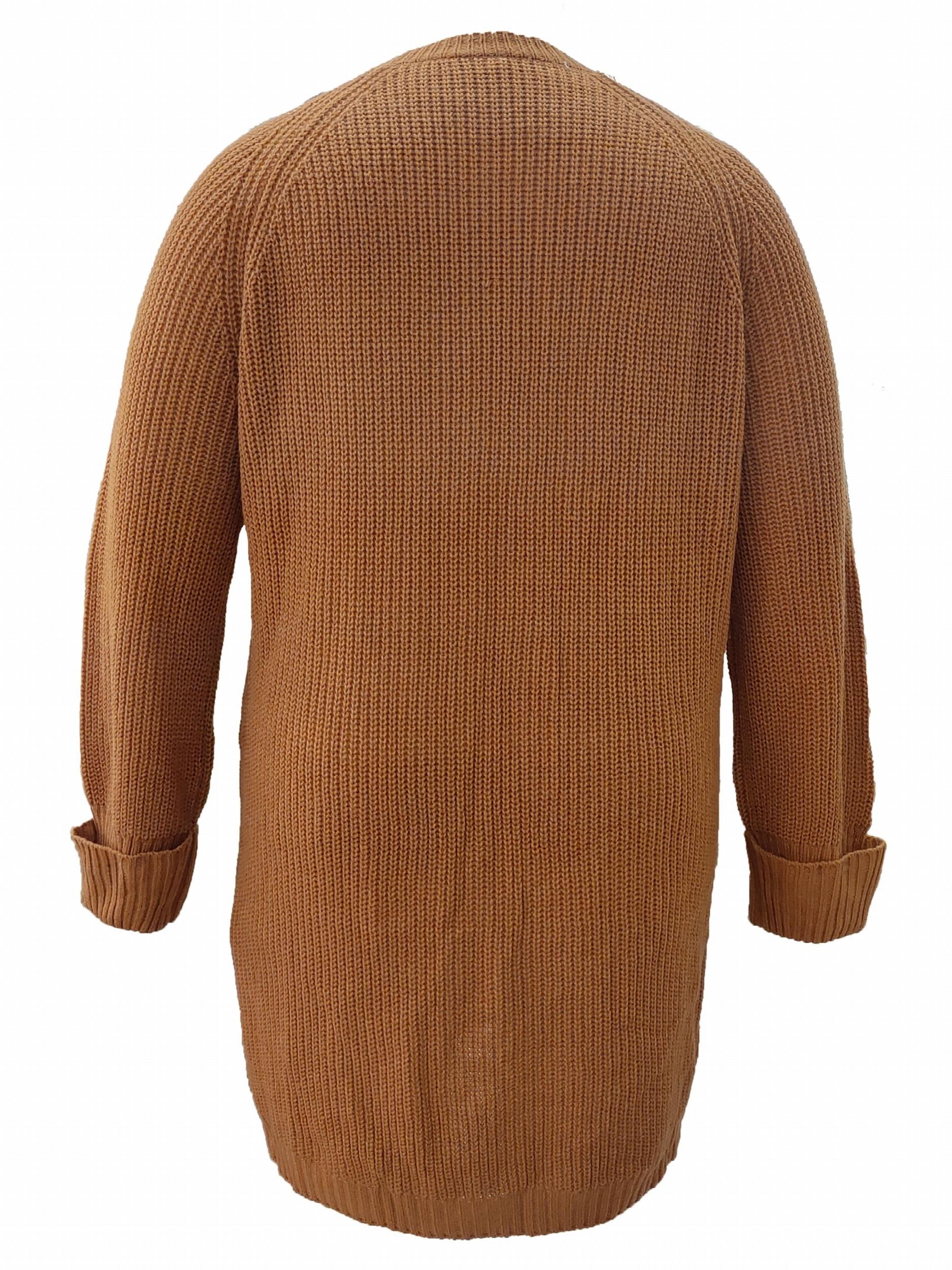 Plus Size Casual Sweater Dress Women's Plus Ribbed Knit Mock Neck