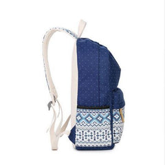 Canvas Printing Backpack Women School Bags for Teenage Girls