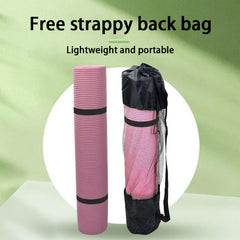 Soft Non-slip Yoga Mat With Strap for Pilates Yoga Dance