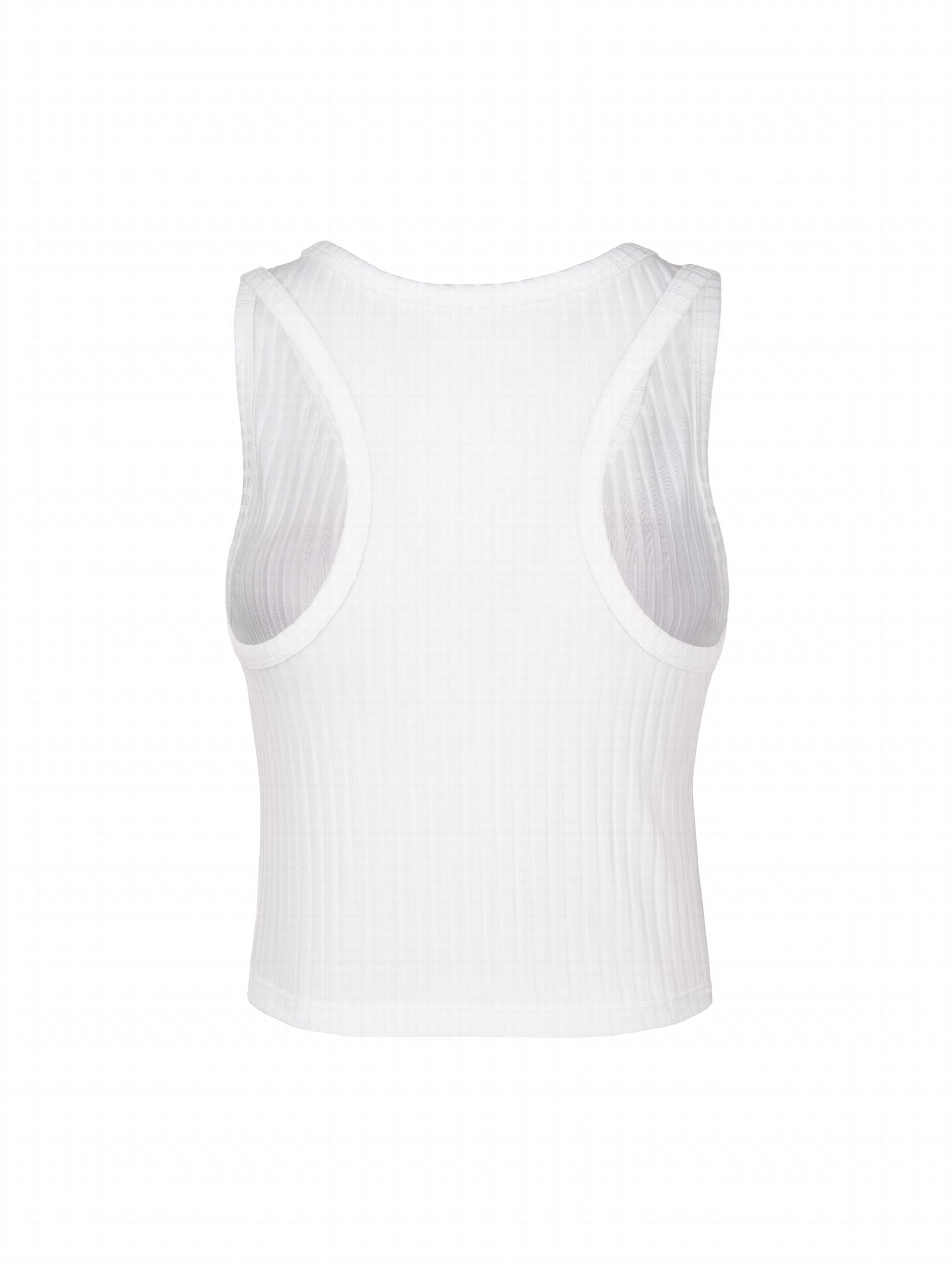 Textured Notched Neck Tank Top Slim Fit Summer Women's Clothing