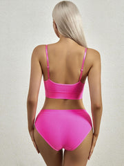 Seamless Push Up Bra & Panties Set Women's Lingerie