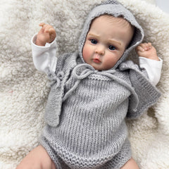 Adorable Reborn Youngsters Doll Soft Cuddly Lifelike Realistic Skin