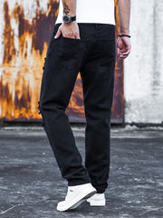 Men's Ripped Jeans Casual Street Style Denim Pants