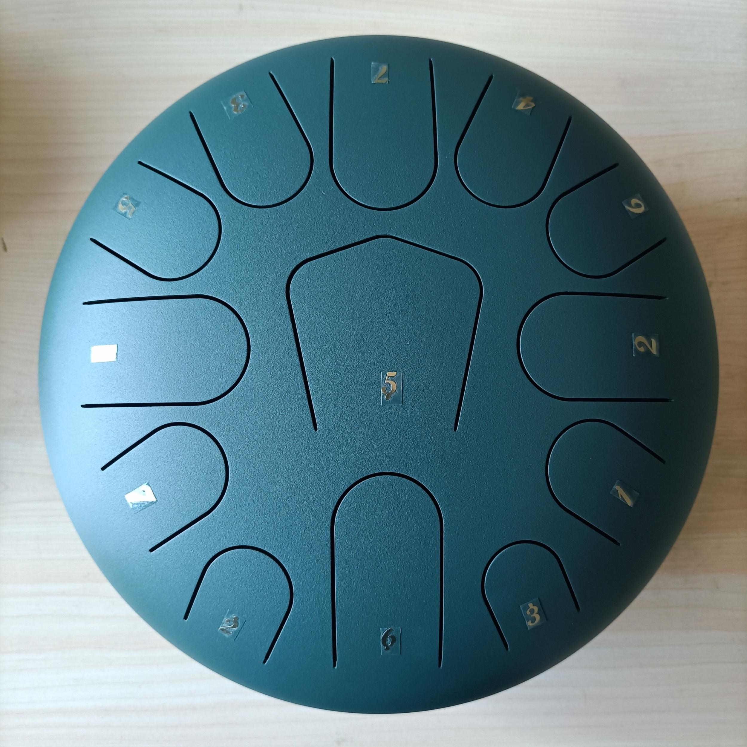 6 inch 13 Note Arch Steel Tongue Drum for Meditation & Yoga
