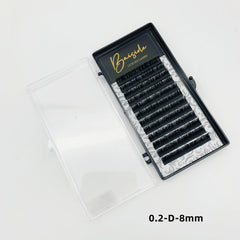 Silky Classic Lashes 8-16mm Soft Matte Dark Professional Look