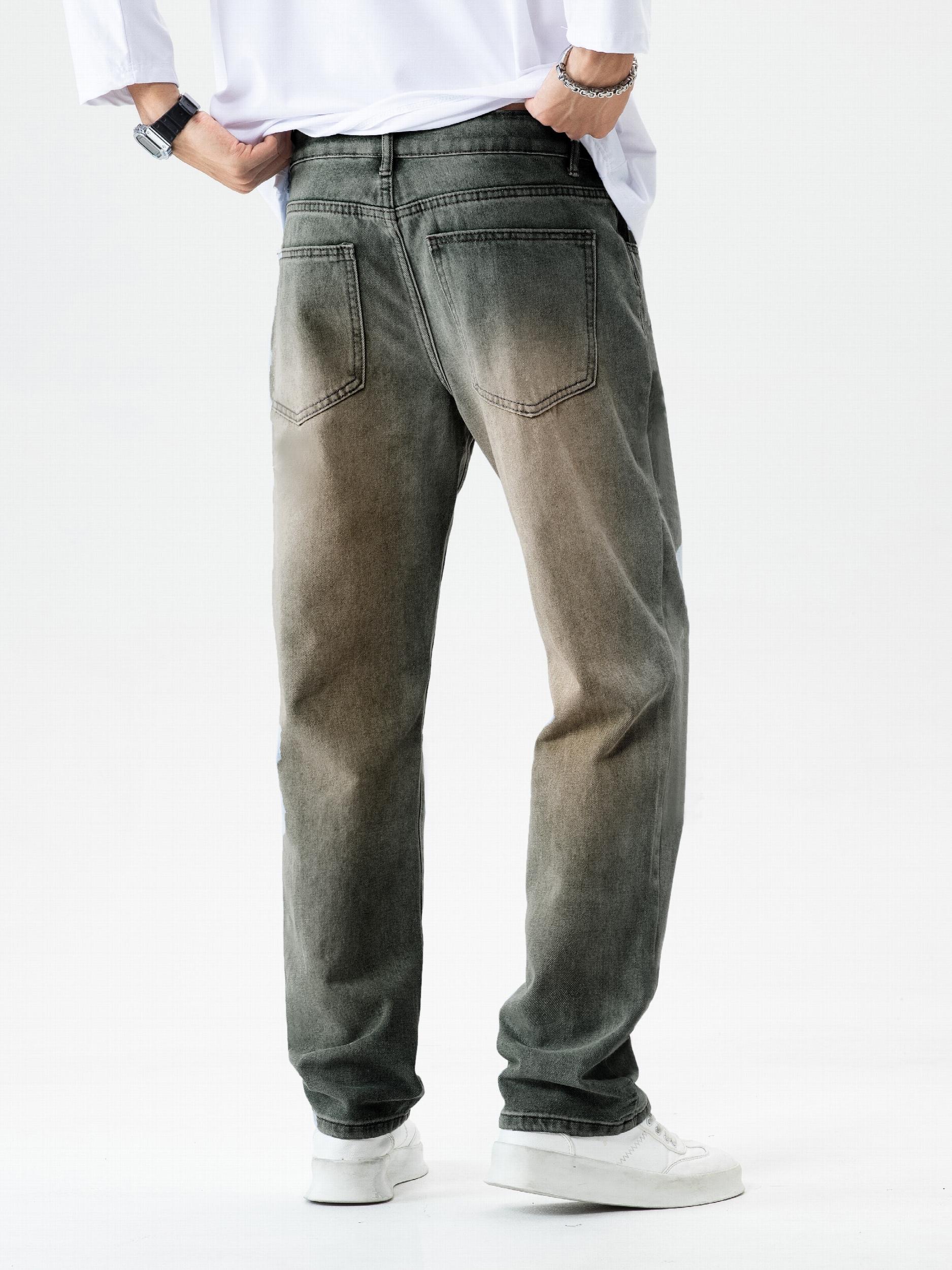 Men's Loose Fit Classic Jeans for All Seasons