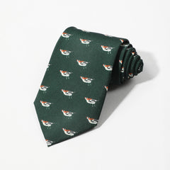 Men's Bird Pattern Tie For Party
