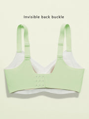 Wireless Seamless Full Coverage Bra Solid Medium Stretch Bra