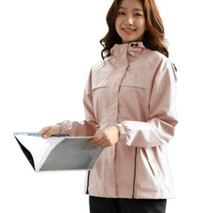 Waterproof Windproof Puffer Coat Lightweight Hooded Jacket Women's Outerwear
