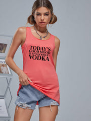 Loose Tank Top Sports Yoga Running Top