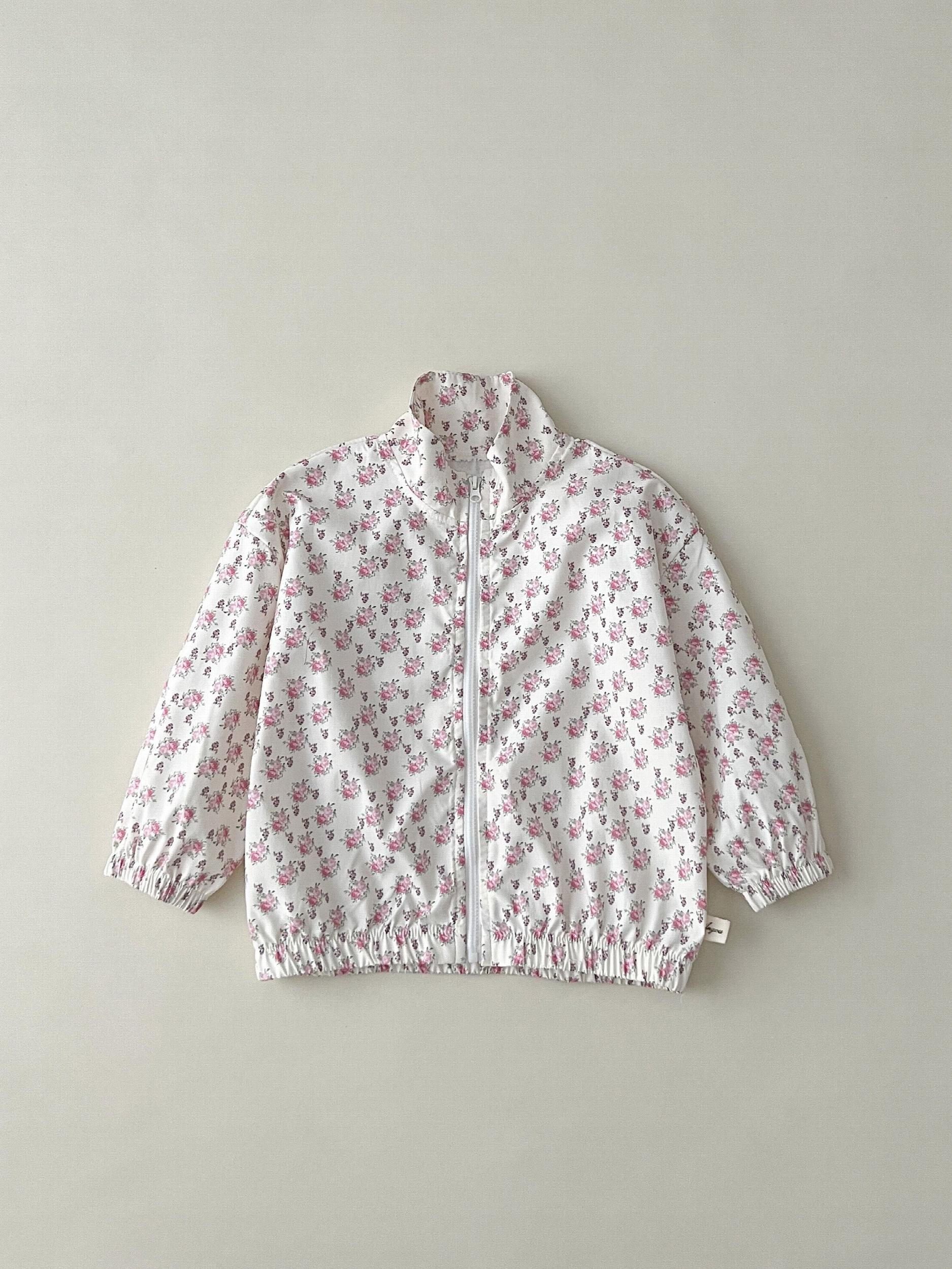 Baby Girls Cartoon Floral Long Sleeve Coat