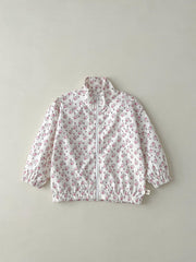 Baby Girls Cartoon Floral Long Sleeve Coat