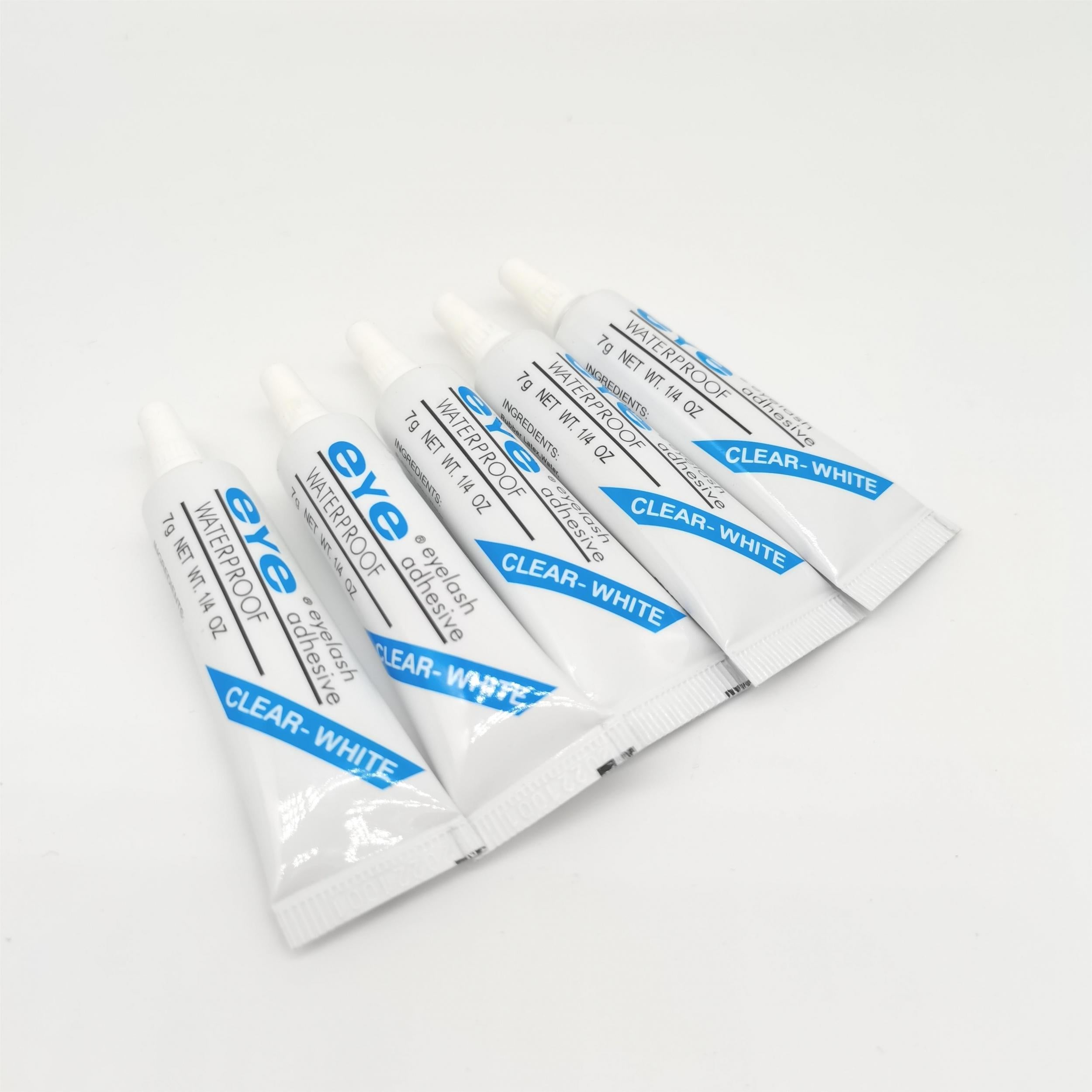 10pcs Waterproof False Eyelashes Adhesive Clear 7g