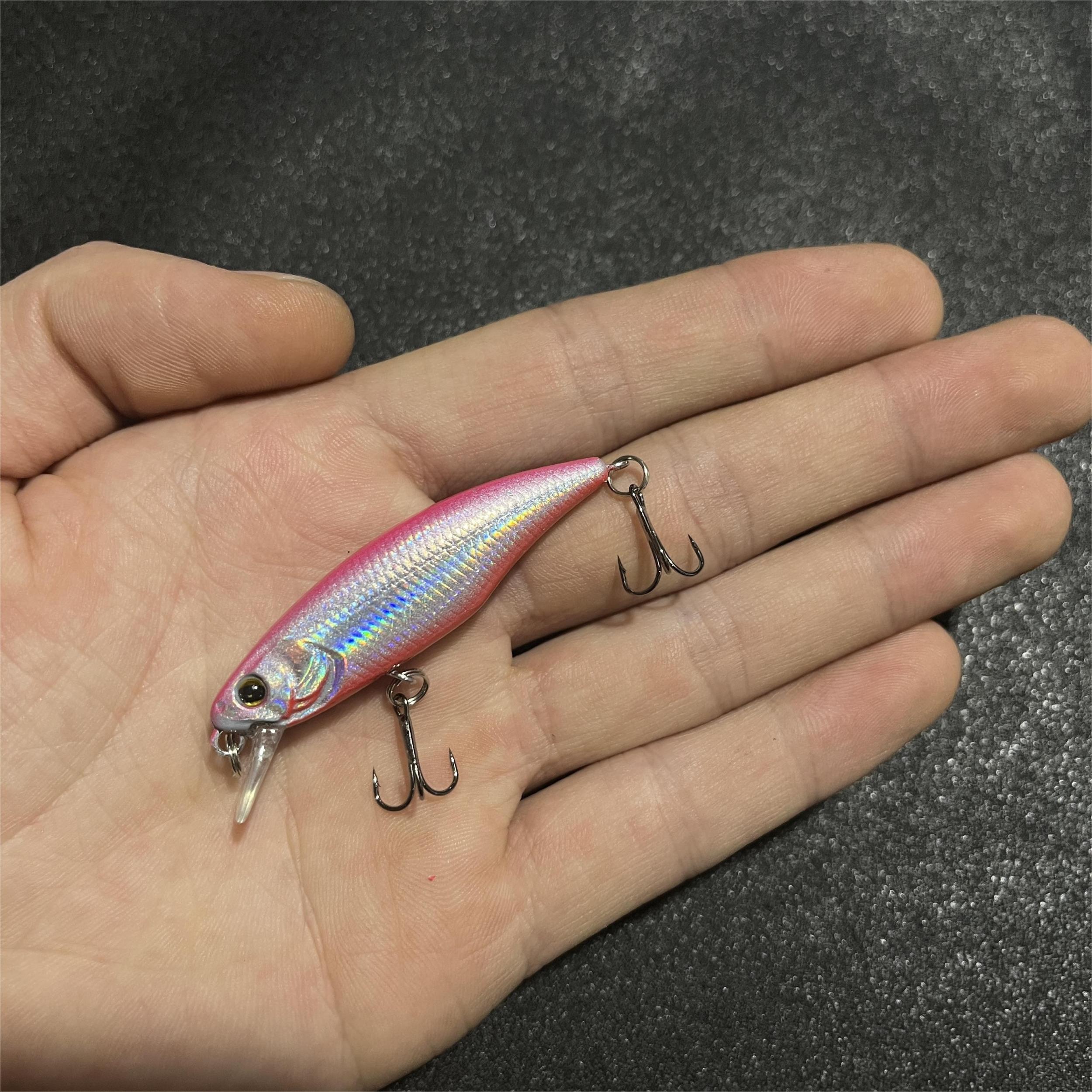 8pcs Japan Sinking Minnow Fishing Lures 52mm 4.5g Jerkbait for Bass Pike Carp