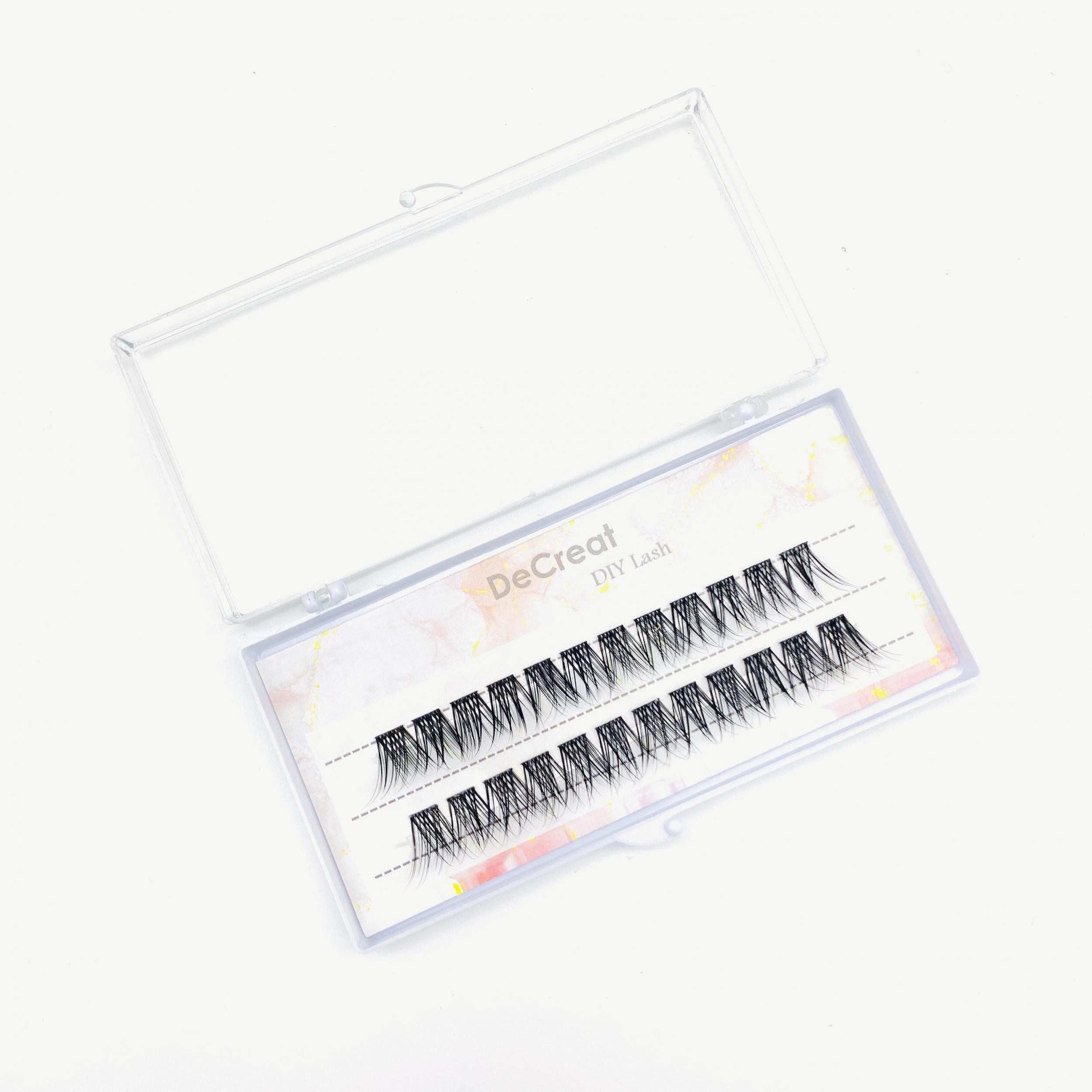 DIY Eyelash Extension Clusters 3D Segmented False Lashes Set