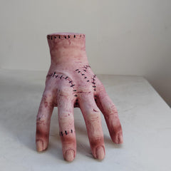 Resin Worker Yard Decoration - Palm Broken Off