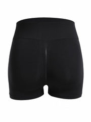 Sports Shorts Women's Plus Solid Hip Lifting High Rise