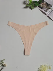 3 Pack Plus Size Seamless Low Rise Panties Set