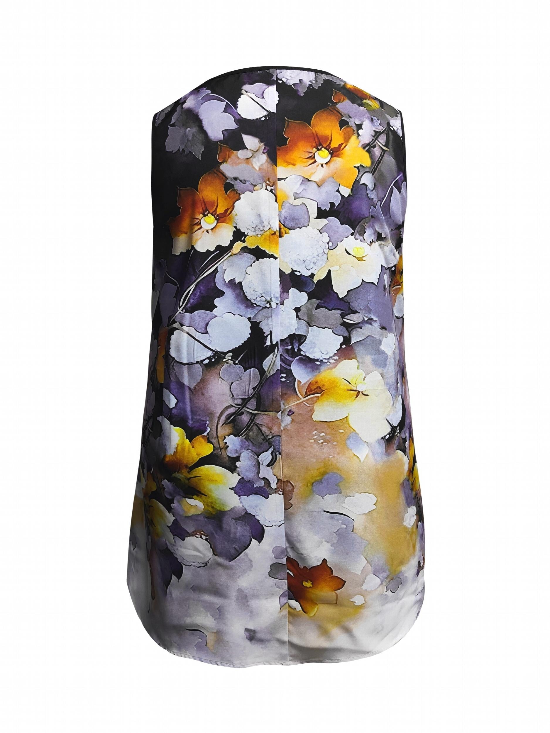 Floral Print Plus Size Boho Tank Top for Women