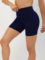 Yoga Sports Shorts Wide Waistband Workout Shorts Women's Activewear