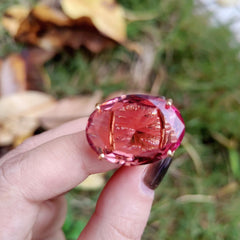 Gemstone Oval Ring Girls Accessories