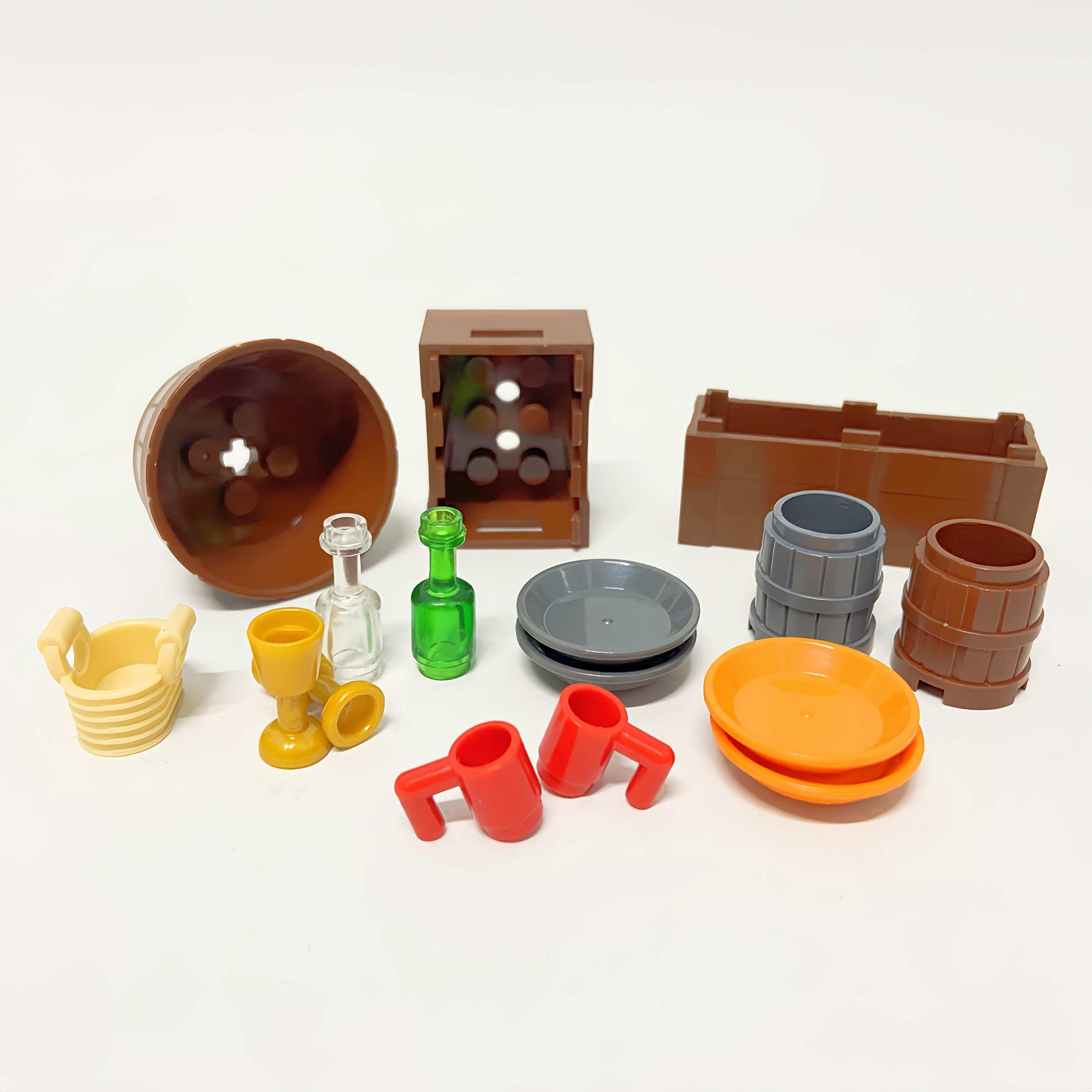 DIY Kitchenwares Building Blocks Cups Bottles Buckets Gift