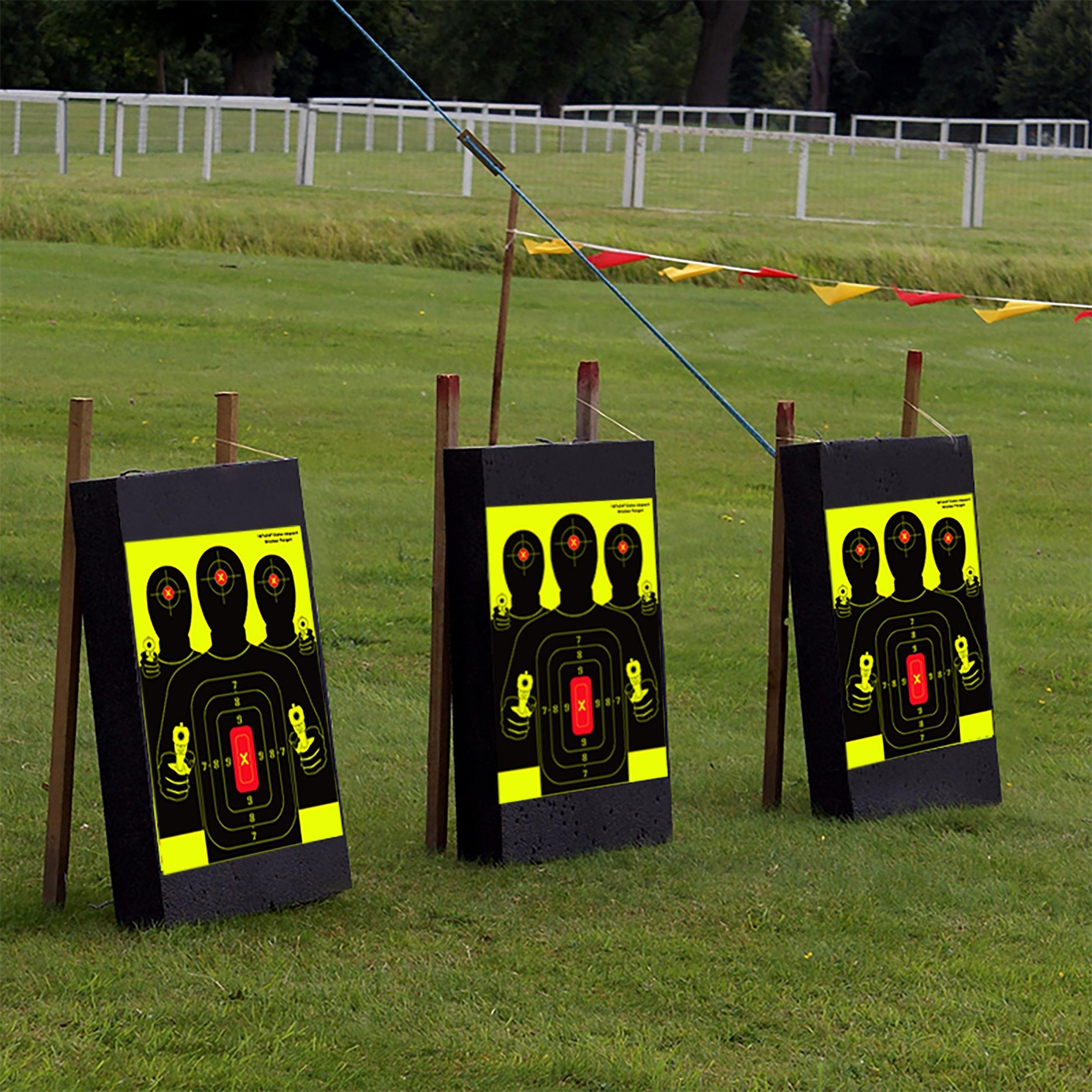 10pcs 20 32x60 Shooting Targets - Self Adhesive High Visibility