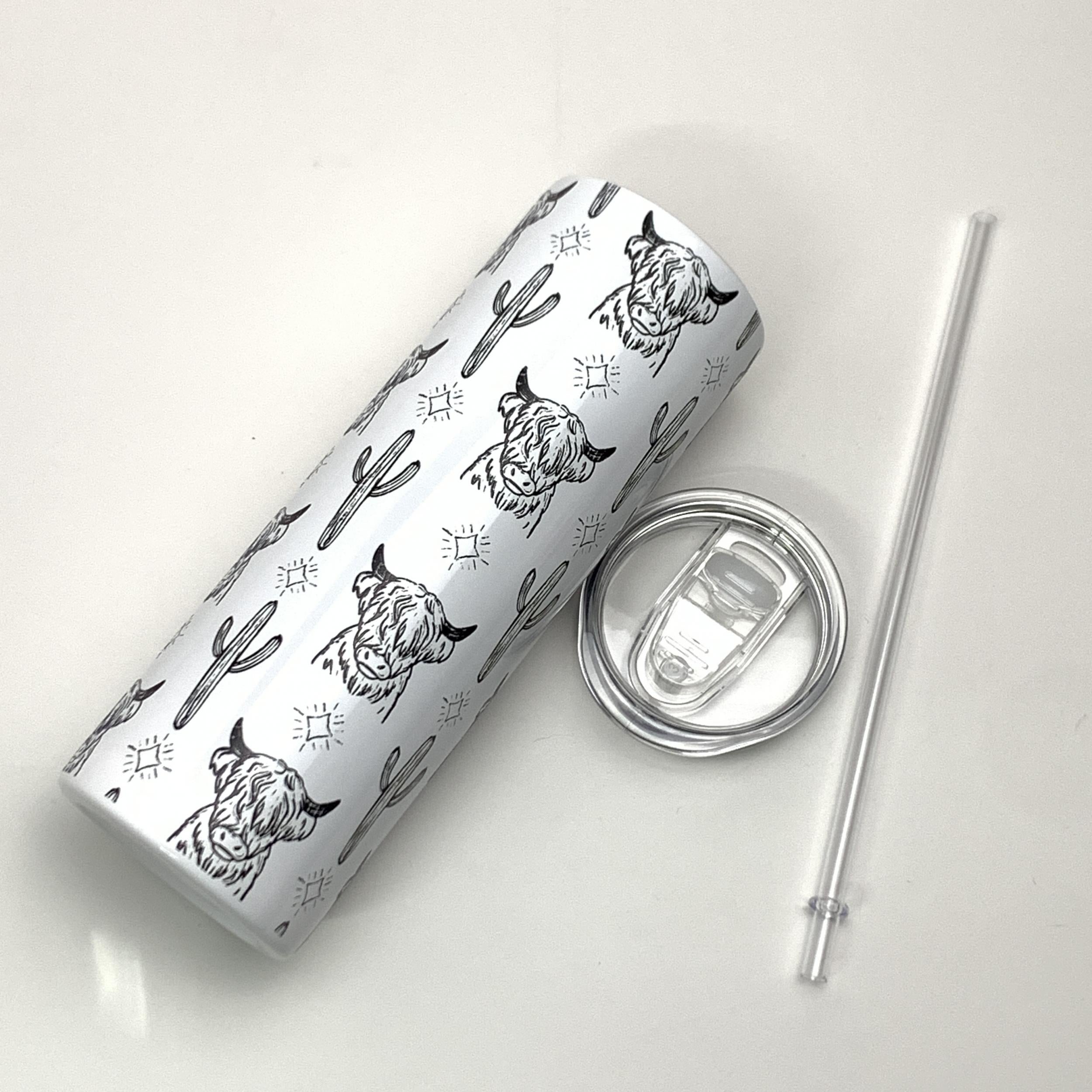 Cowboy Style Stainless Steel Water Bottle 590ml 20oz Leakproof Shatterproof Cup