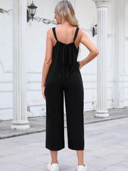Casual Sleeveless Wide Leg Jumpsuit for Spring & Summer