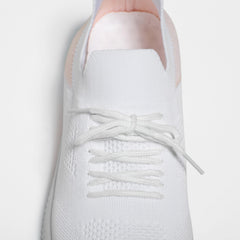 Women's Breathable Knit Sneakers Lace Up Outdoor Shoes Lightweight Running Shoes