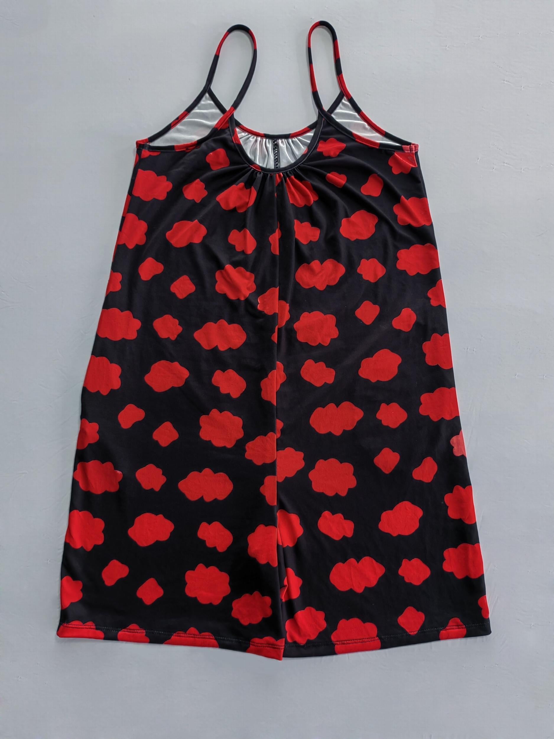 Cloud Print Lounge Romper Crew Neck Spaghetti Strap Women's Loungewear