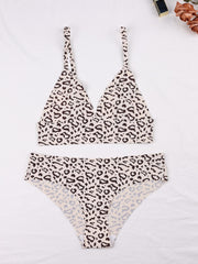 Leopard Print Seamless Bra & Panties Lingerie Set
