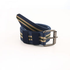 Striped Pattern Square Buckle Casual Belt For Daily Life Nylon Canvas