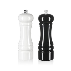 Wood Manual Grinder Set and Classic Style Salt Pepper Ceramic Mill