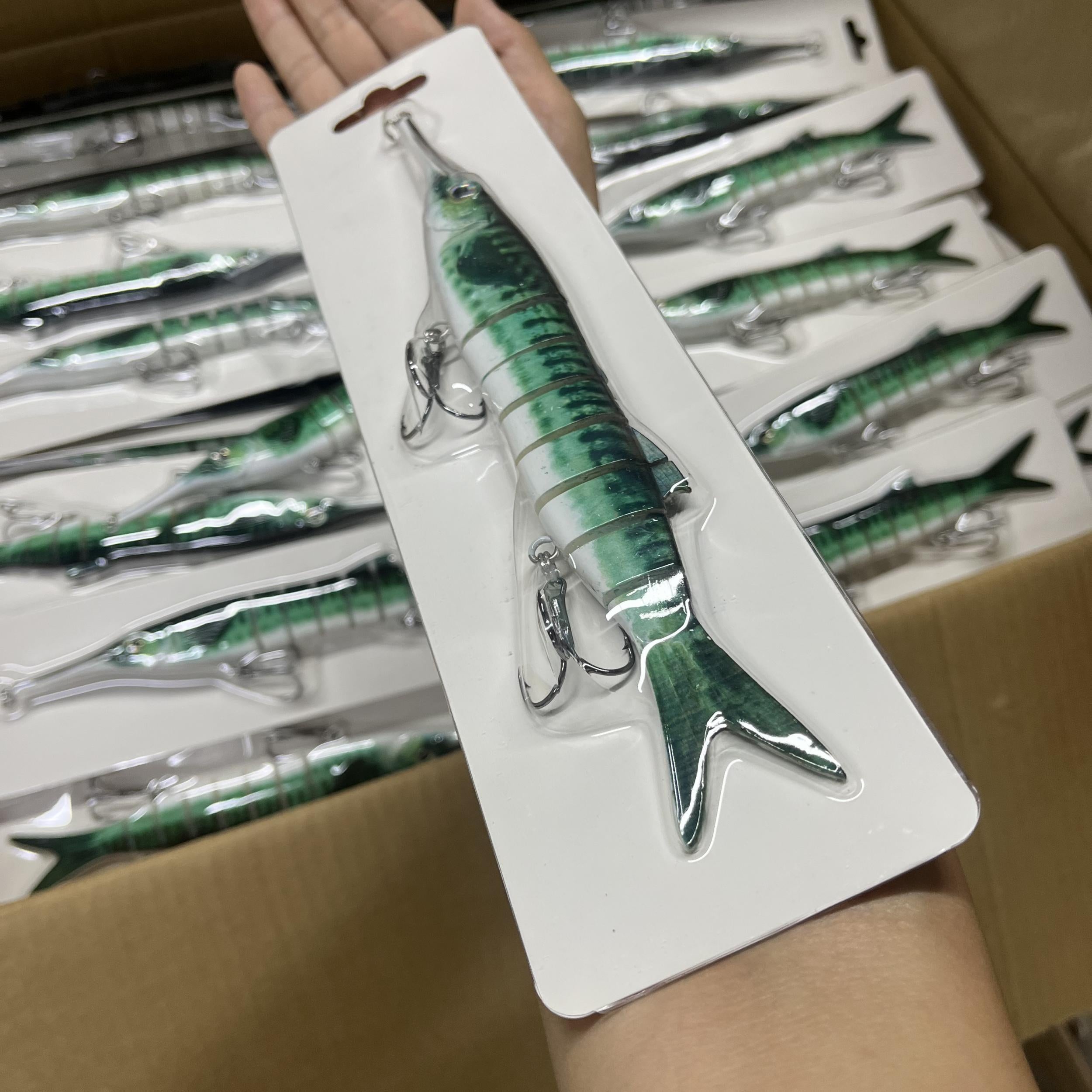 Realistic Fishing Lure High Plastic Bait for Bass Trout Various Species