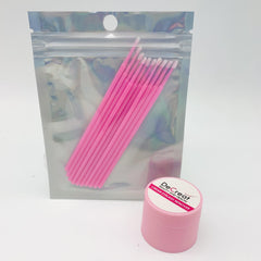 Professional Eyelash Remover Cream & Micro Brush Kit
