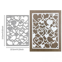 Embossing Folder Metal Cutting Die DIY Scrapbooking Gift Card Flower Butterfly