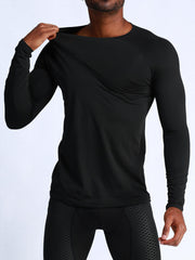 Winter Fleece Basketball Training T Shirt with Compression Sports Tights