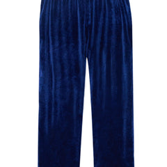 Velvet Wide Leg Lounge Pants Plus Size