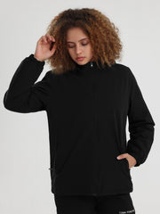 Women's Windproof Warm Hooded Jacket Winter Coat