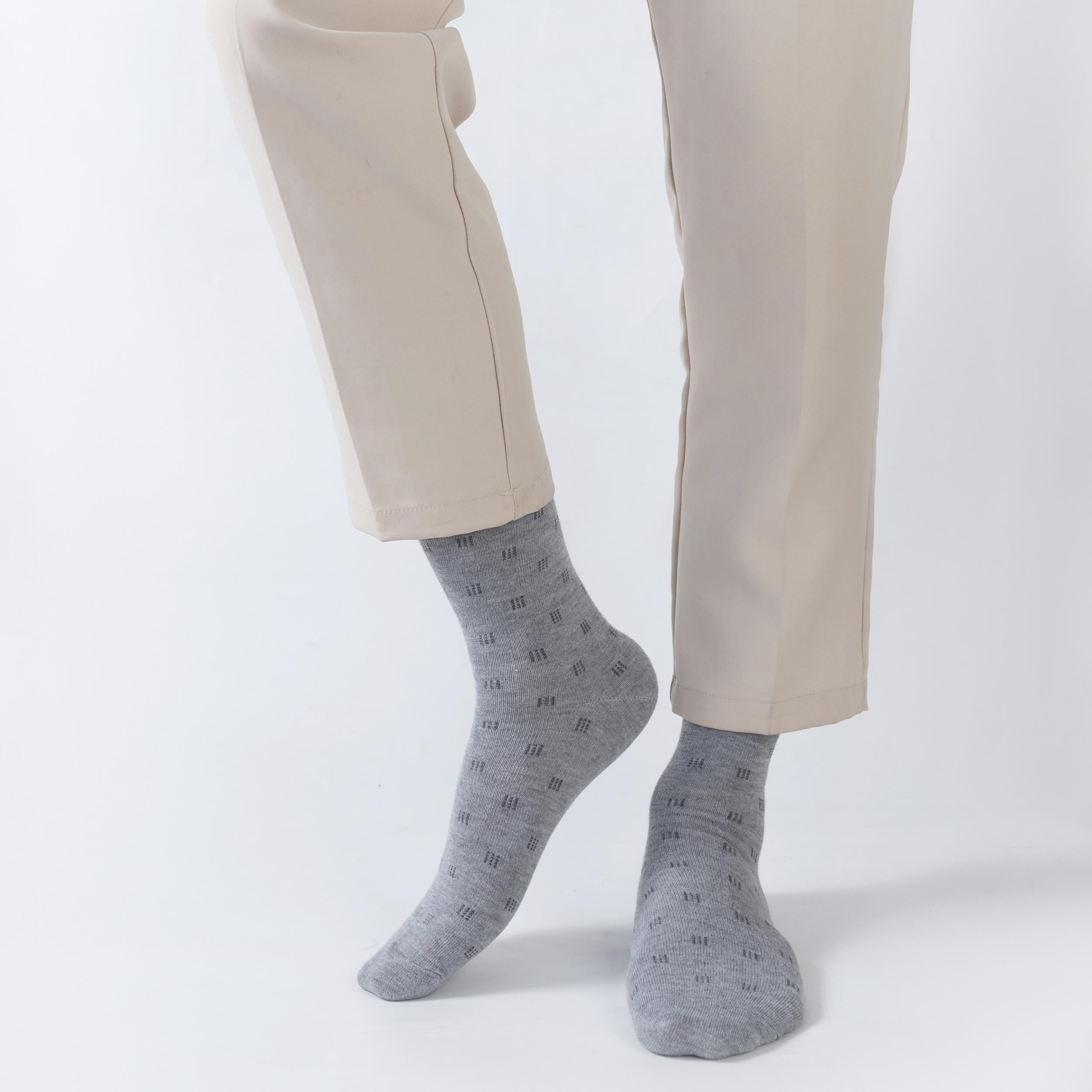 Men's Crew Socks Antibacterial Breathable Casual Socks