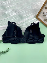 Molded Cup Padded Bow Front Comfort Bra