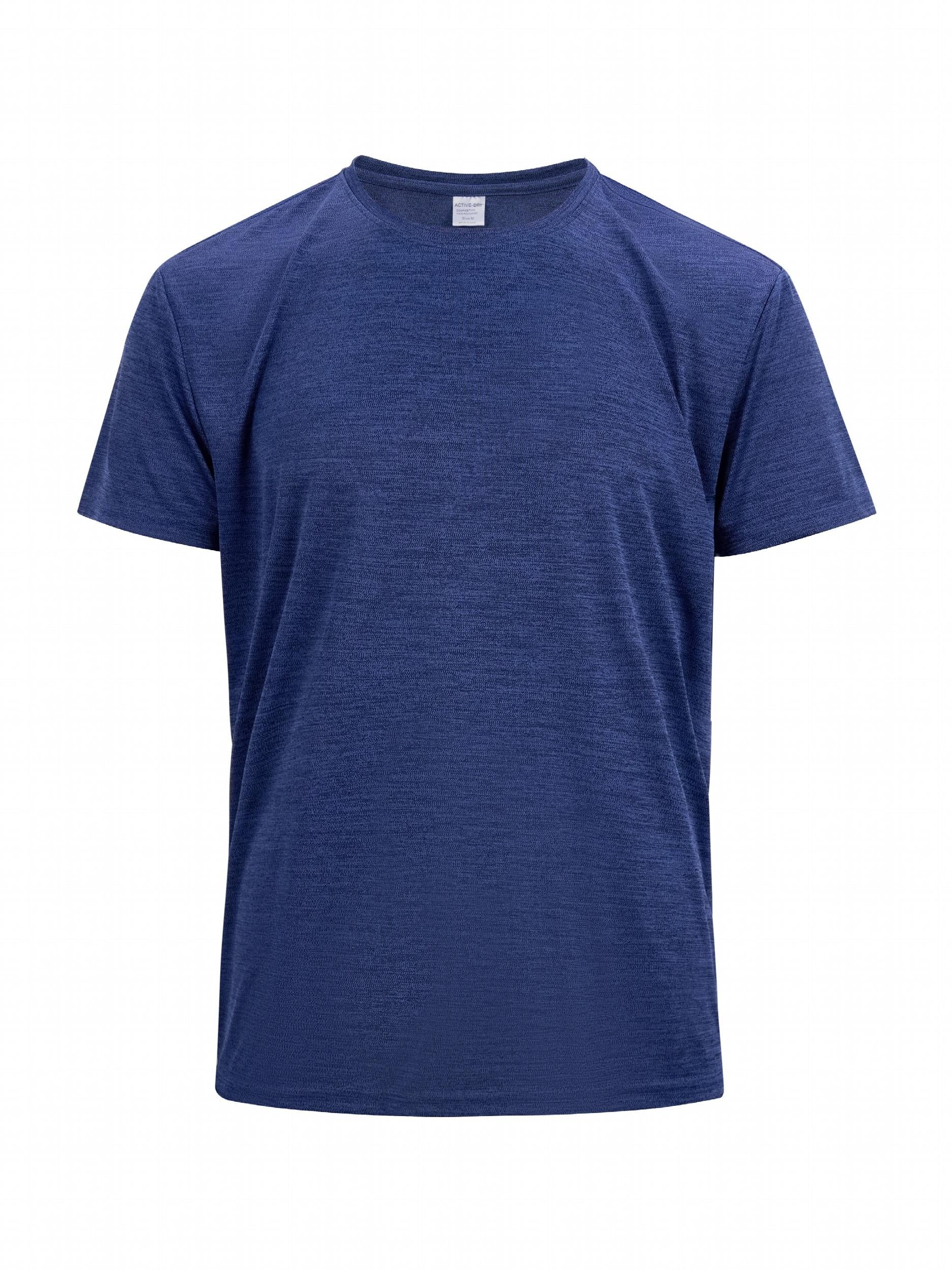 Men's Quick Dry Sports T shirt Solid Loose Tee