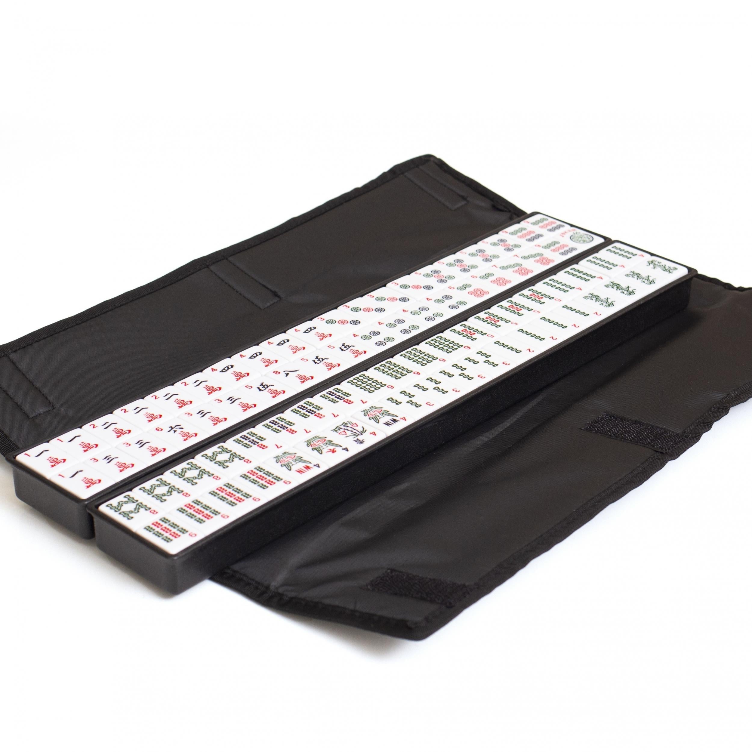American Mahjong Set 166 Tiles 4 All in One Rack Pushers Mahjong Games Sets