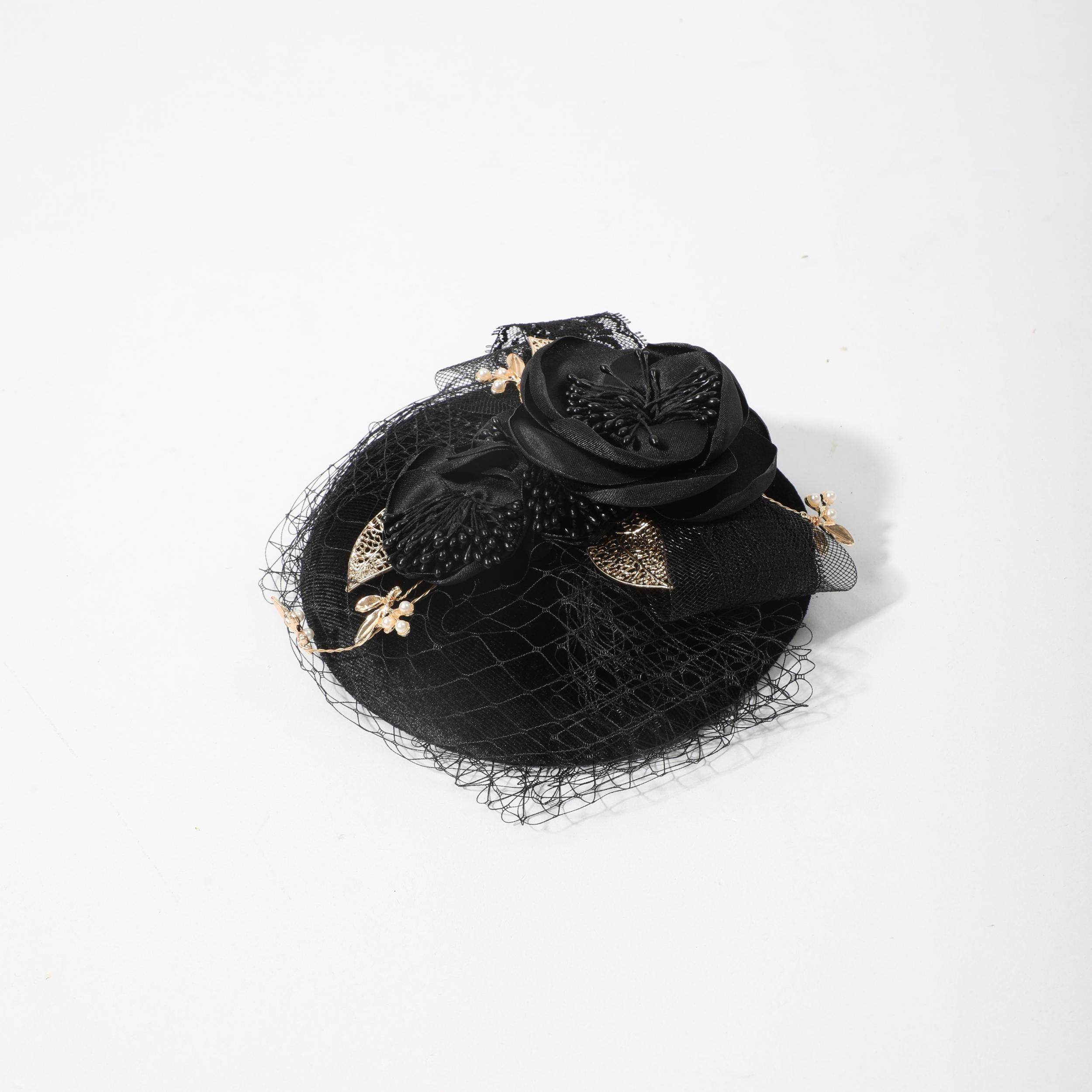 1920s Vintage Veil Derby Fascinator Hat Women's Wedding Headdress