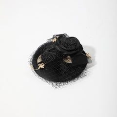 1920s Vintage Veil Derby Fascinator Hat Women's Wedding Headdress