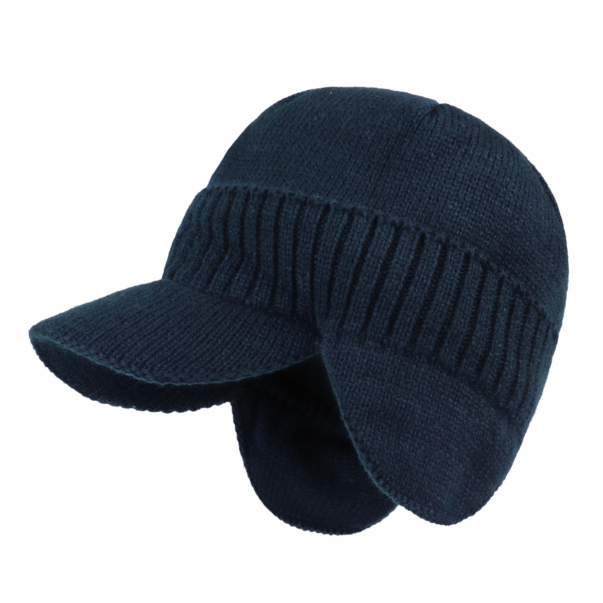 Men's Winter Warm Velvet Knitted Hat With Earflaps