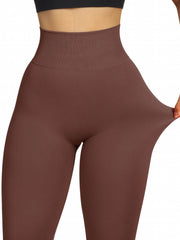 High Waist Seamless Yoga Leggings Hip Lift Tight Pants